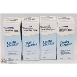 LOT OF 4 SENSITIVE EYES DAILY CONTACT CLEANER