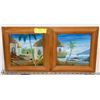 Image 1 : 2 TILES PAINTED FRAMED