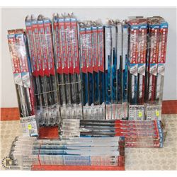 LARGE GROUP OF WIPER BLADES