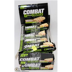 TWO BOXES OF COMBAT CRUNCH GLUTEN FREE HEATH