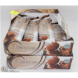 TWO BOXES OF QUEST BAR PROTEIN BARS
