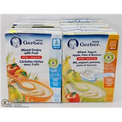 10 BOXES OF GERBER BABY CEREAL
