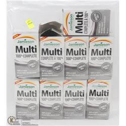 9 BOTTLES OF JAMIESON MULTI COMPLETE MULTIVITAMINS
