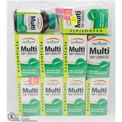 10 BOTTLES OF JAMIESON MULTI COMPLETE VITAMINS