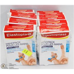 10 BOXES OF ELASTOPLAST FABRIC HANDIPACK