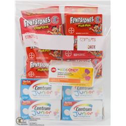 BAG OF ASSORTED KIDS CHEWABLE VITAMINS