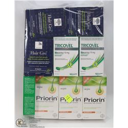 BAG OF ASSORTED HAIR GROWTH PILLS