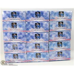 15 BOXES OF BODYFORM PANTY LINERS