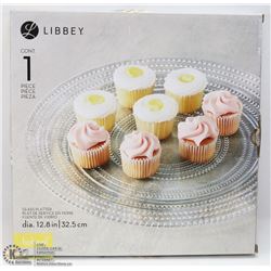 LIBBEY GLASS PLATTER (12.8" DIAMETER)
