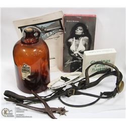 ANTIQUE HORSE HARNESS AND COLLECTIBLES