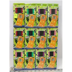 LOT OF 12 BRICK GAMES