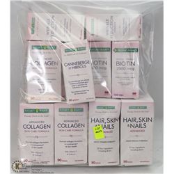 BAG OF NATURES BOUNTY HEALTH PILLS