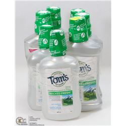7 BOTTLES OF TOM'S OF MAINE MOUTH WASH