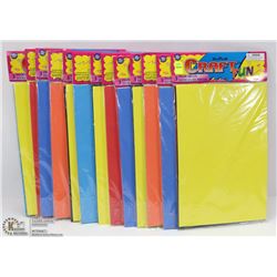 BUNDLE OF FOAM CRAFT SHEETS