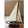 Image 1 : 5)  SAILING SCHOONER MODEL