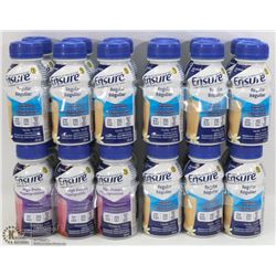 LOT OF 24 VANILLA  REGULAR & HIGH PROTEIN