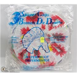 30PCS NEW WATERPROOF VINYL SHOWER CAPS