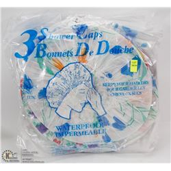 30PCS NEW WATERPROOF VINYL SHOWER CAPS
