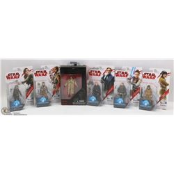 COLLECTION OF 6 NEW STAR WARS ACTION FIGURES