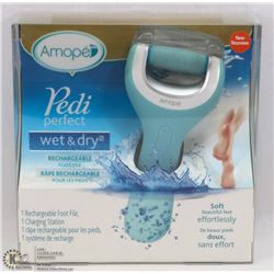 AMOPE PEDI PERFECT WET & DRY RECHARGEABLE FOOT