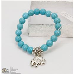 #1-NATURAL BLUE TURQUOISE BRACELET
