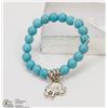 Image 1 : #1-NATURAL BLUE TURQUOISE BRACELET