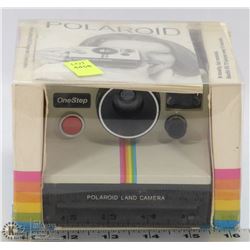 VINTAGE POLAROID LAND CAMERA WITH ORIGINAL