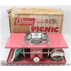 VINTAGE COLEMAN PICNIC STOVE MODEL 5402A