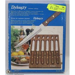 DYNASTY GOURMET CUTLERY SET 7PC STEAK KNIVES