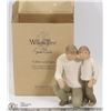 Image 1 : NEW WILLOW TREE FATHER & SON FIGURINE - 6" TALL.