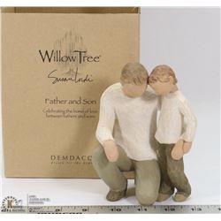 NEW WILLOW TREE FATHER & SON FIGURINE - 6" TALL.