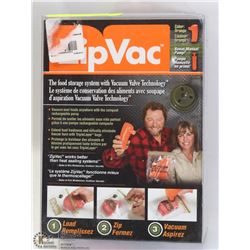 NEW ZIP VAC FOOD STORAGE SYSTEM