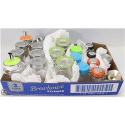 FLAT OF SPICE CONTAINERS