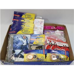 FLAT OF NOTEBOOKS, CORRECTION TAPE, AND MORE