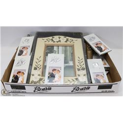 FLAT OF WEDDING PHOTO FRAMES AND MORE