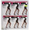 Image 1 : LOT OF 6 SECRET COLLECTION PANTYHOSE SIZE D