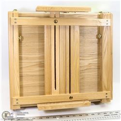 PORTABLE ART EASEL WITH ACRYLIC PAINTS