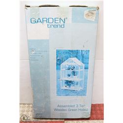 3 TIER WOODEN GREENHOUSE