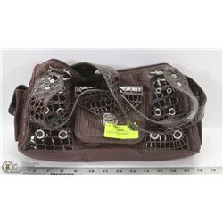 WOMEN'S FAUX SNAKE SKIN PURSE
