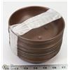 Image 1 : LOT 23 PCS COPPER CANDLE DISHES