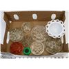 Image 1 : 5) 9 FLOWER FROGS - DEPRESSION GLASS - DIFFERENT