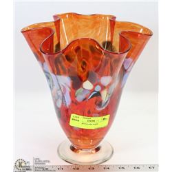SIGNED ART GLASS VASE
