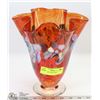 Image 1 : SIGNED ART GLASS VASE
