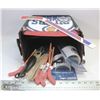 Image 1 : OILERS TRUNK ORGANIZER FILLED WITH VARIOUS SPORTS