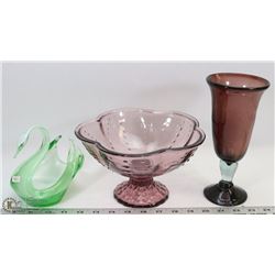 BOX WITH AMETHYST GLASS AND MORE