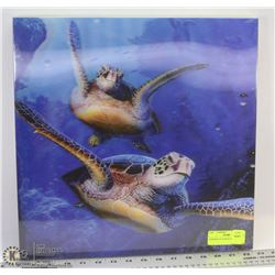HANGING 3D TURTLE PICTURE