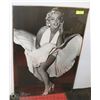 Image 1 : FRAMED PICTURE OF MARILYN MONROE - CRACKED GLASS