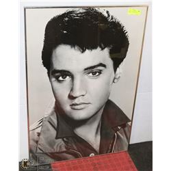 FRAMED PICTURE OF ELVIS