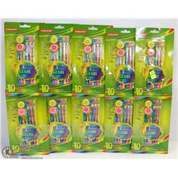 10 PACKS OF MECHANICAL PENCILS