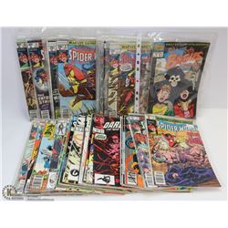 44 COMICS INCL TWO #1'S & SPIDER WOMAN RUN.